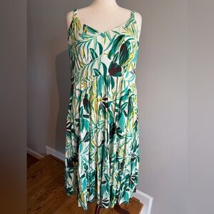 NWT Torrid Super Soft Tropical Print Midi Dress - Torrid Size 3 (22-24, 3X)